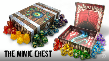 Dice Ghrosty: Mimic Chest and Treasure Dice Collection