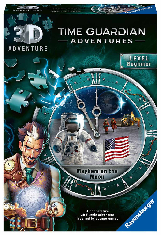 Puzzle Ravensburger: 3D Time Guardian Adventure: Mayhem on the Moon