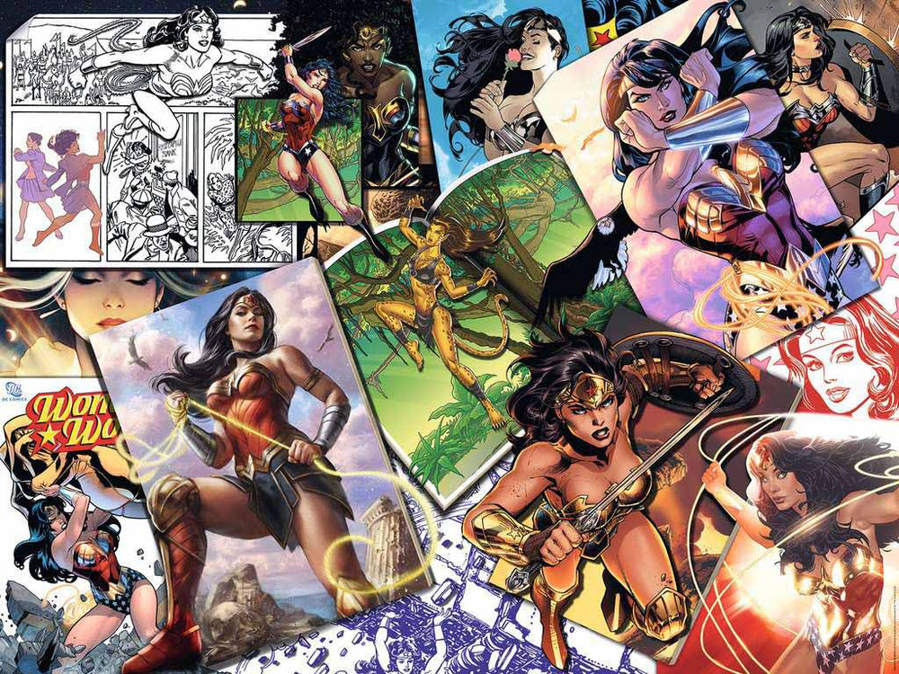 Puzzle Ravensburger: 1000 piece Wonder Woman Collector's Edition