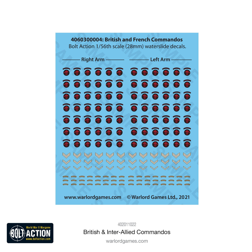 Bolt Action: British & Inter-Allied Commandos Starter Army