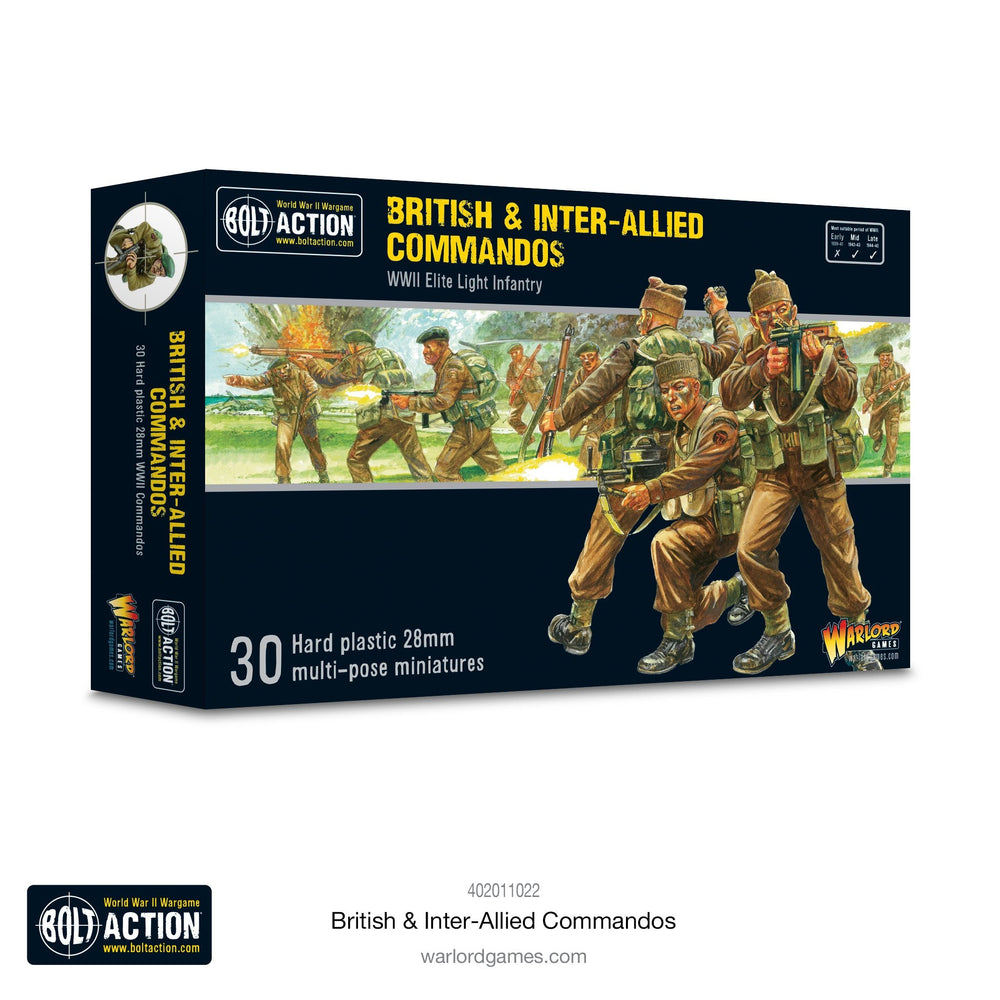 Bolt Action: British & Inter-Allied Commandos Starter Army