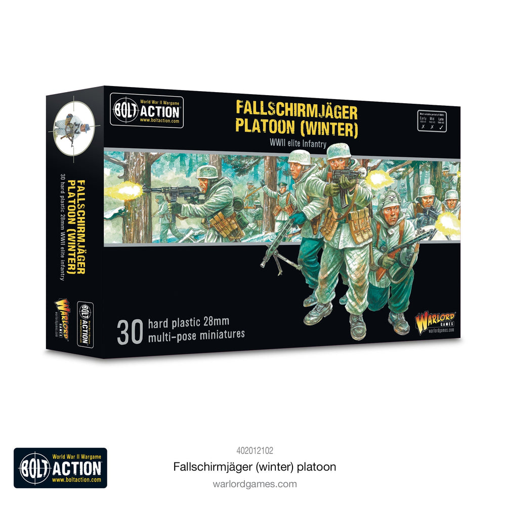 Bolt Action German: Winter Fallschirmjager Platoon