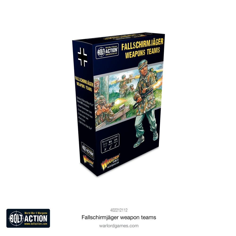 Bolt Action: German Winter Fallshirmjager Weapons Team