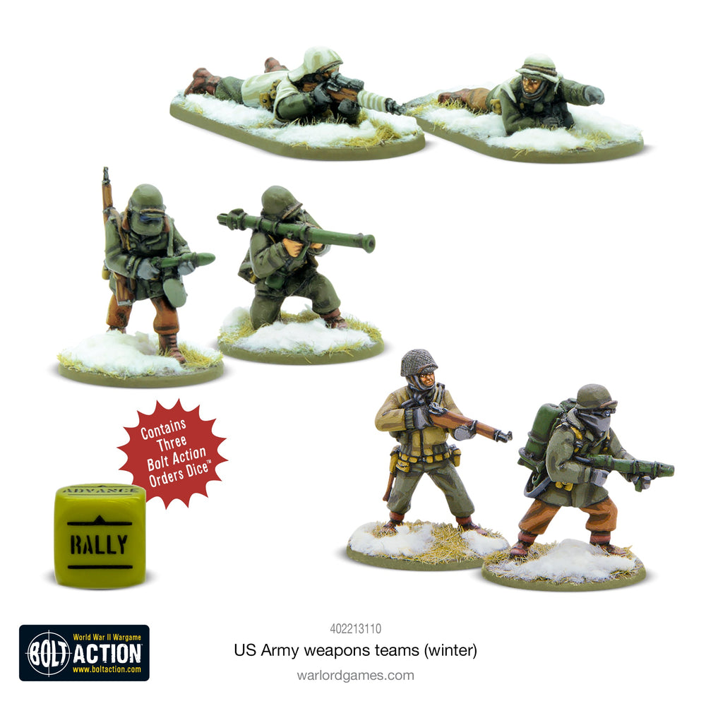 Bolt Action US: Airborne (Winter) Weapons Team