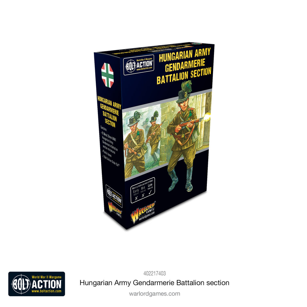 Bolt Action: Hungarian Army Gendarmerie Bolt Actionttalion Section
