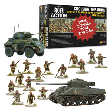 Bolt Action:  Starter - Crossing the Rhine - British & Canadian Infantry (Winter)