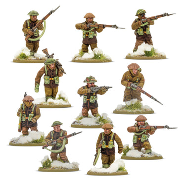 Bolt Action:  Starter - Crossing the Rhine - British & Canadian Infantry (Winter)