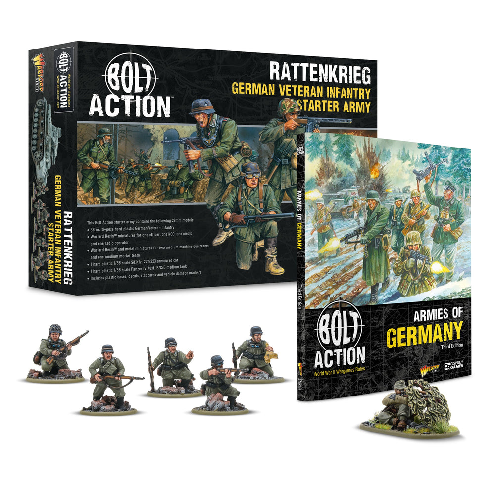 Bolt Action German: Rattenkrieg German Veterans Infantry Starter Army