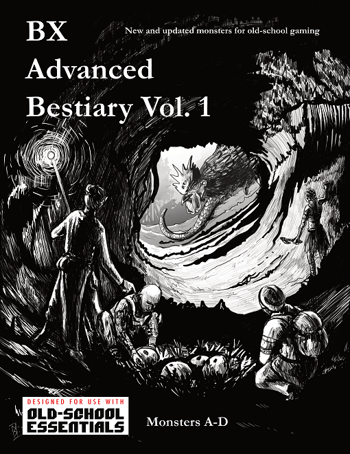 Old School Essentials Bx: Advanced Bestiary, Volume 1 (MONSTERS A-D)