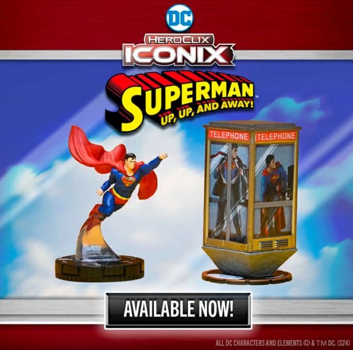 HeroClix DC: Iconix - Superman Up, Up, and Away!
