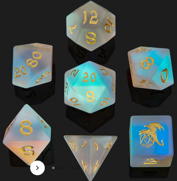 Dice Hymgho: Poly 7-Set Dragon's Hoard: Gem Stone