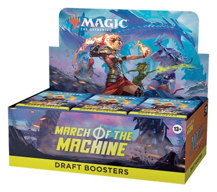 Magic the Gathering: March of the Machines Draft Booster Display