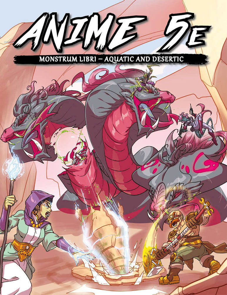 Dungeons & Dragons Anime: Monstrum Libri Volume 2: Aquatic And Desertic