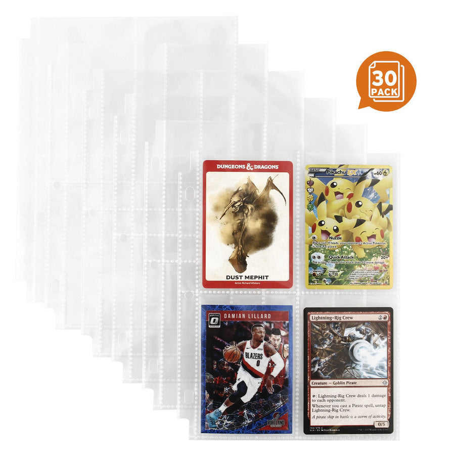 D&D Card Book Forged: Standard D&D Monster and Spell Card Pages, 30 Page Pack