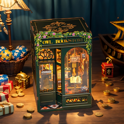 Cutebee Book Nook: Owl Bookstore