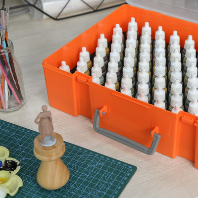 Tools Hobbyist: Organizer Suitcase Evemodel - Paint Bottle Storage