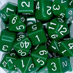 Dice Role 4 Intitiative: d6 Cube 18mm Opaque Red with White with pips (12)