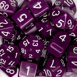 Dice Role 4 Intitiative: d6 Cube 18mm Opaque Red with White with pips (12)