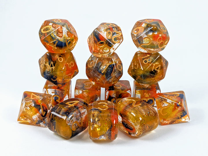 Dice Role 4 Initiative: Poly 15 Set Diffusion
