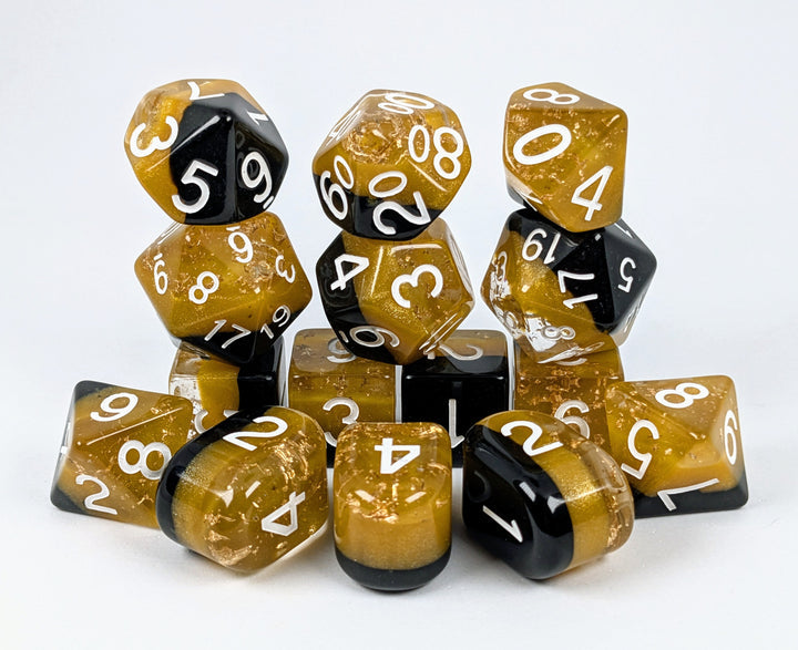 Dice Role 4 Initiative: Poly 15 Set Layered