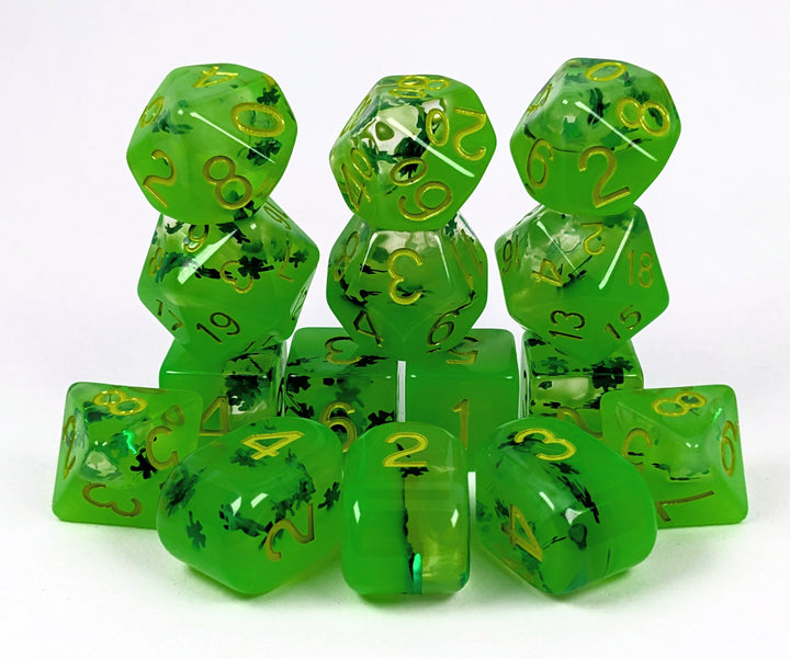 Dice Role 4 Initiative: Poly 15 Set Layered