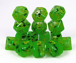 Dice Role 4 Initiative: Poly 15 Set Layered