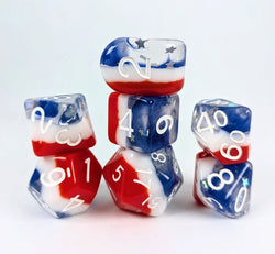 Dice Role 4 Initiative: Poly 7 Set Layered