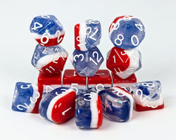 Dice Role 4 Initiative: Poly 15 Set Layered