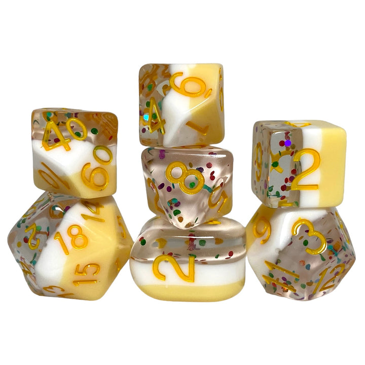 Dice Role 4 Initiative: Poly 7 Set Layered