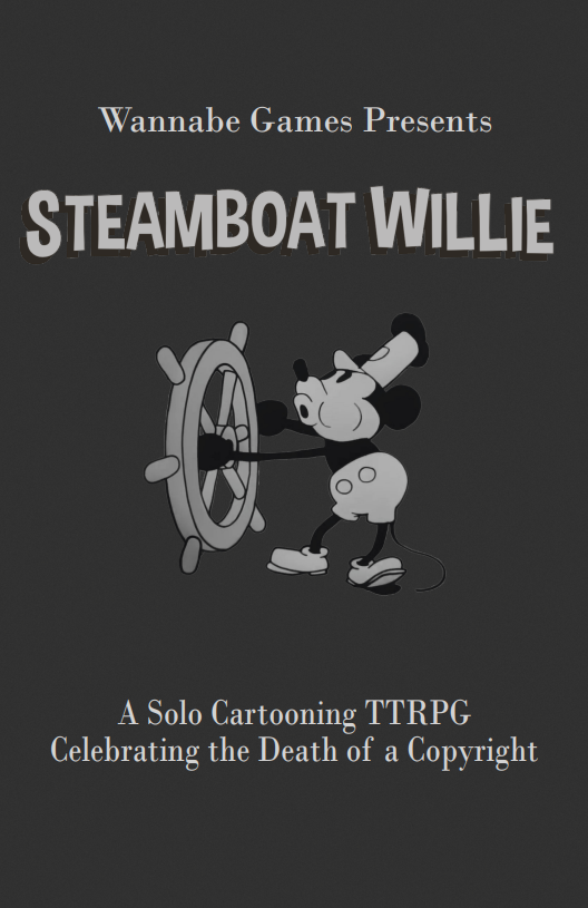 Steamboat Willie: A Solo Cartooning RPG