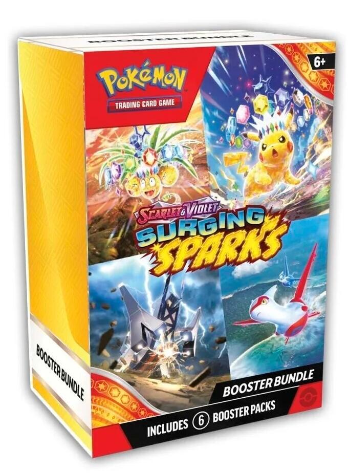 Pokémon: Scarlet & Violet 8: Surging Sparks: Booster Bundle