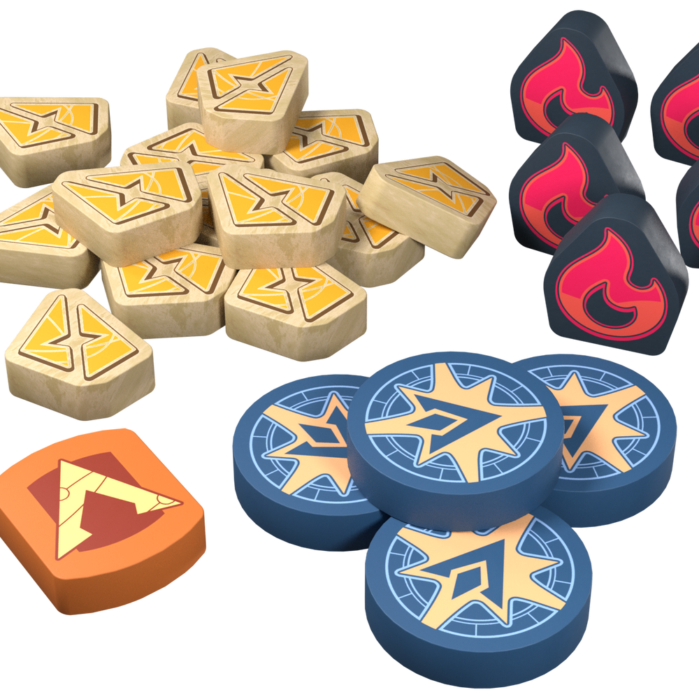 Hubworld: Aidalon Deluxe Wooden Tokens