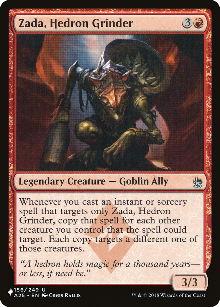 Zada, Hedron Grinder [The List Reprints]