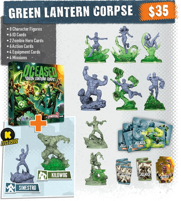 Zombicide DCeased: Green Lantern Corpse Kickstarter Edition