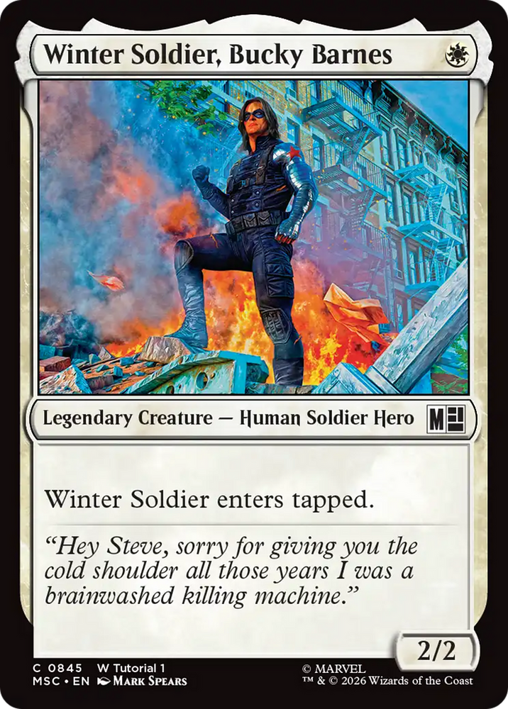 Winter Soldier, Bucky Barnes [Marvel Super Heroes Commander]