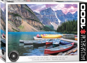 Puzzle Eurographics: 1000 piece Canoes on the Lake