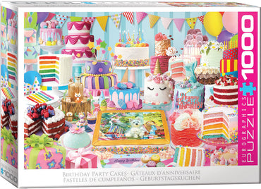 Puzzle Eurographics: 1000 piece Birthday Party Cakes