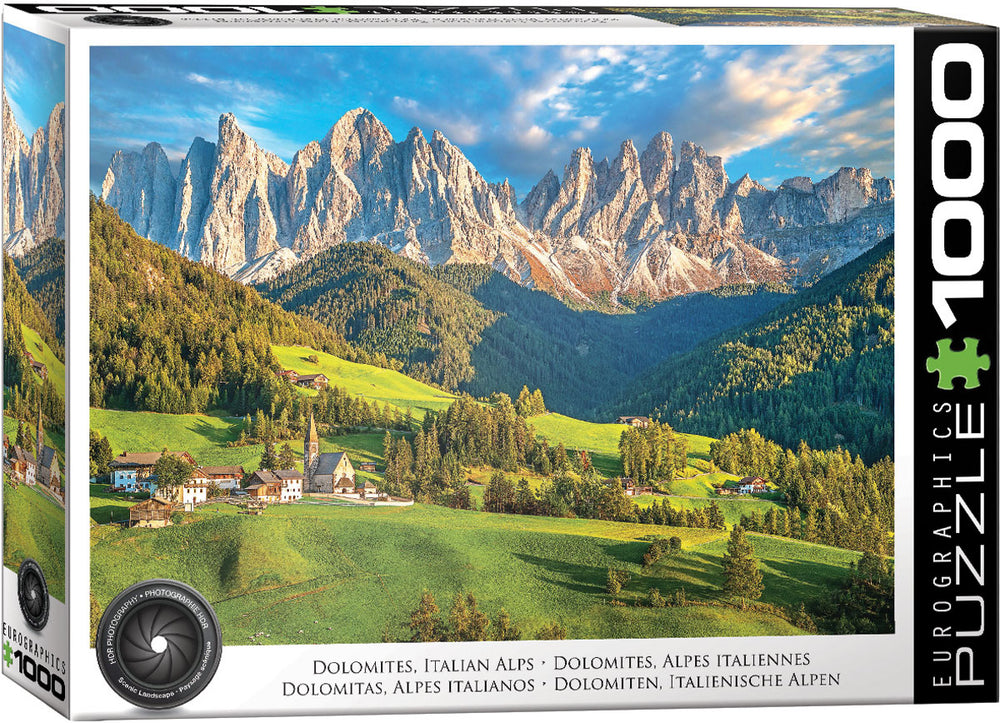 Puzzle Eurographics: 1000 piece Dolomites, Italian Alps