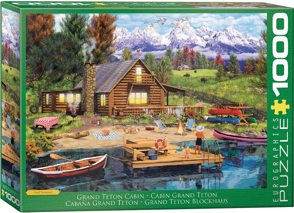 Puzzle Eurographics: 1000 piece Grand Teton Cabin