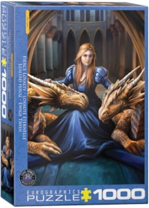 Puzzle Eurographics: 1000 piece Fierce Loyalty by Anne Stokes