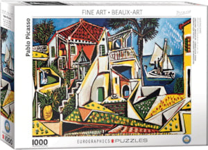 Puzzle Eurographics: 1000 piece Mediterranean Landscape by Pablo Picasso