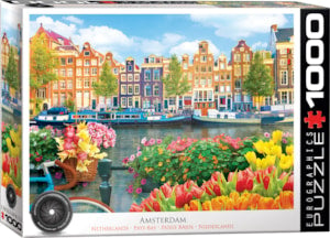 Puzzle Eurographics: 1000 piece Amsterdam, Netherlands