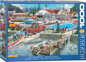 Puzzle Eurographics: 1000 piece Let's Go Fishing by Ken Zylla