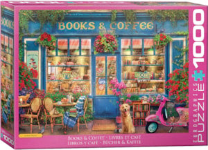 Puzzle Eurographics: 1000 piece Books & Coffee by Olena