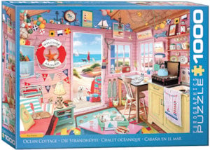 Puzzle Eurographics: 1000 piece Ocean Cottage by Ray Powers
