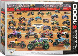 Puzzle Eurographics: 1000 piece Monster Jam Truck Lineup