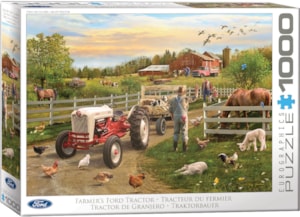 Puzzle Eurographics: 1000 piece Farmer's Ford Tractor by Greg Giordano