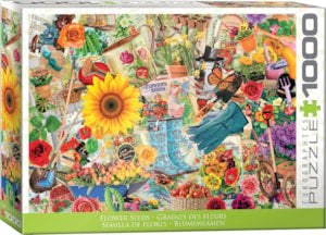 Puzzle Eurographics: 1000 piece Flower Seeds by Lars Stewart