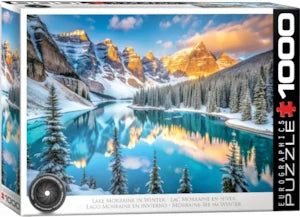 Puzzle Eurographics: 1000 piece Lake Moraine in Winter
