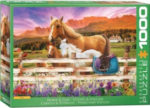 Puzzle Eurographics: 1000 piece Horse and Foal by Olena